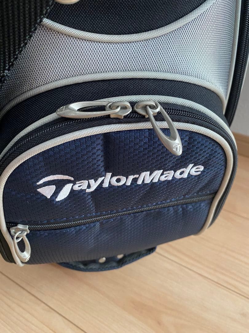 【美品】TaylorMade テーラーメイド キャディバッグ ネイビー　ゴルフ