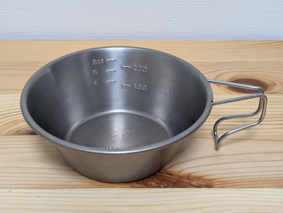 【美品】 peak チタンシェラカップ 4個セット スノーピーク