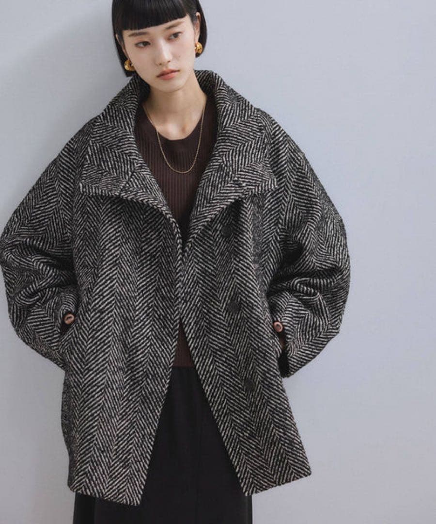 ADAM ET ROPE' FEMME ミドル丈コート