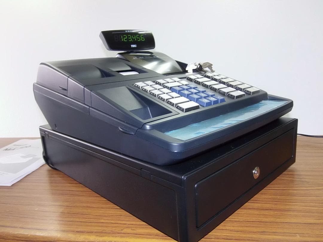 美品 店名設定無料 東芝テック MA-500-5 レジスター 250514