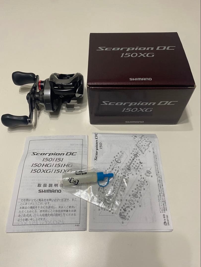 シマノ ベイトリール 右巻　21 スコーピオンDC 150XG ステラ