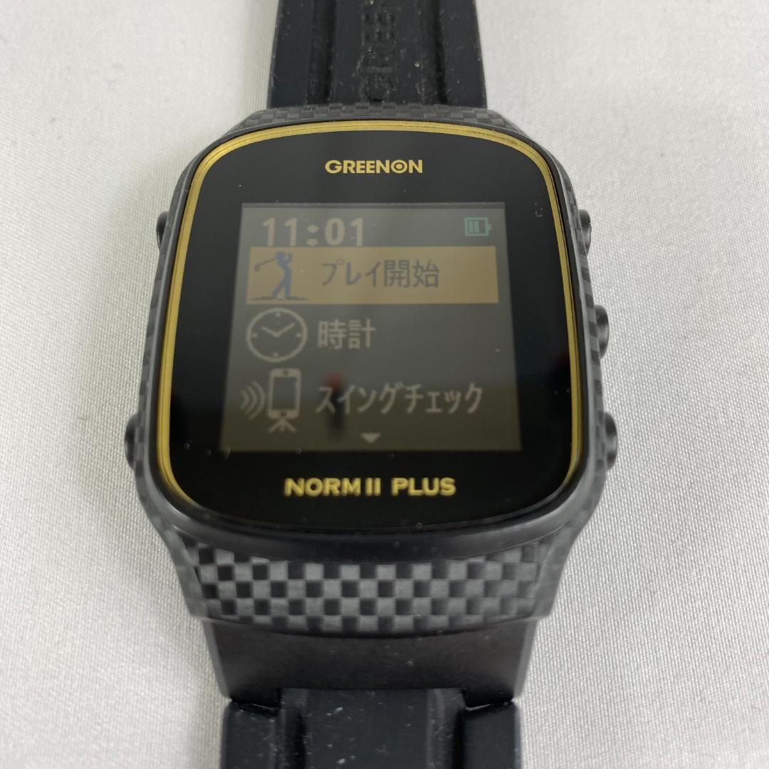 GREENON ゴルフウォッチ NORMⅡPLUS ブラック