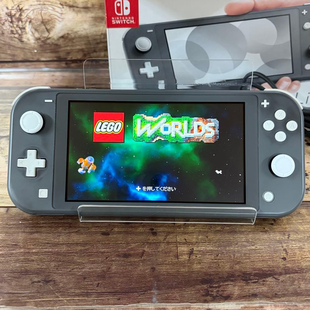 【動作品】　Nintendo Switch Lite グレー　ACアダプター