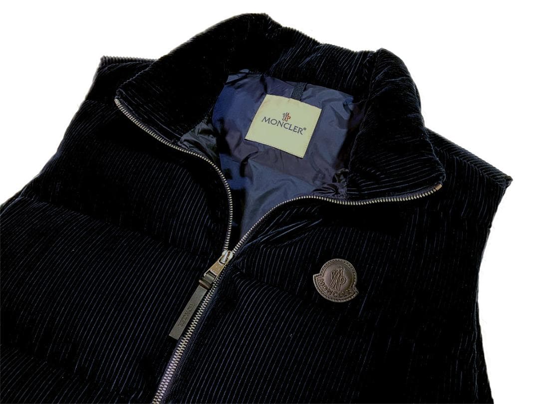 【美品】MONCLER モンクレール ACRAB コーデュロイ ダウンベスト 紺