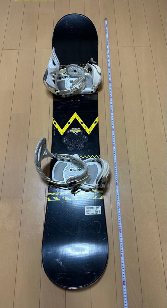 スノーボードSHERBET151cm ビンディング TWO(b)ONE L/M