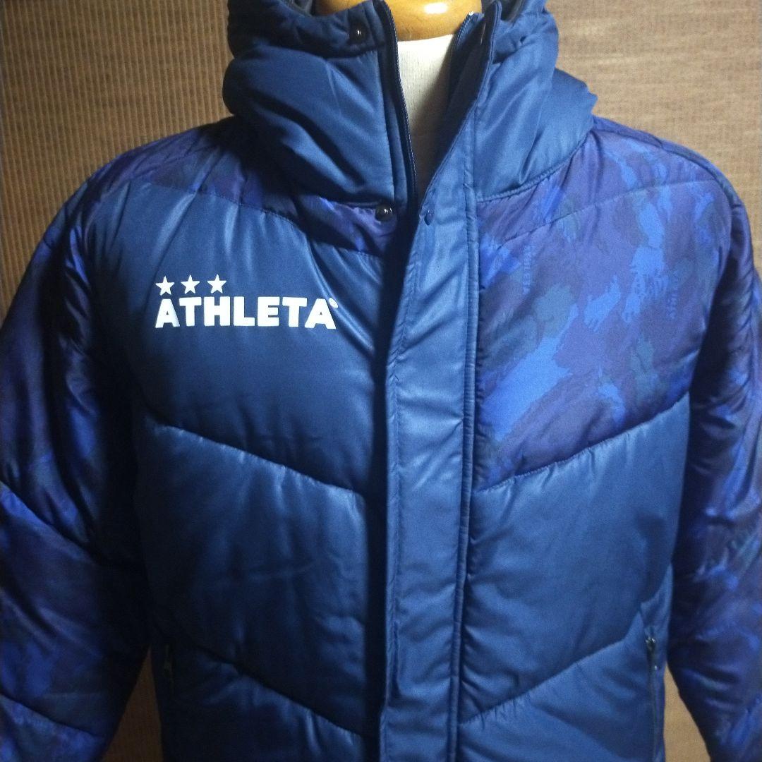 ATHLETA　アスレタ　ベンチコート　ロングコート　ダウン調　肉厚