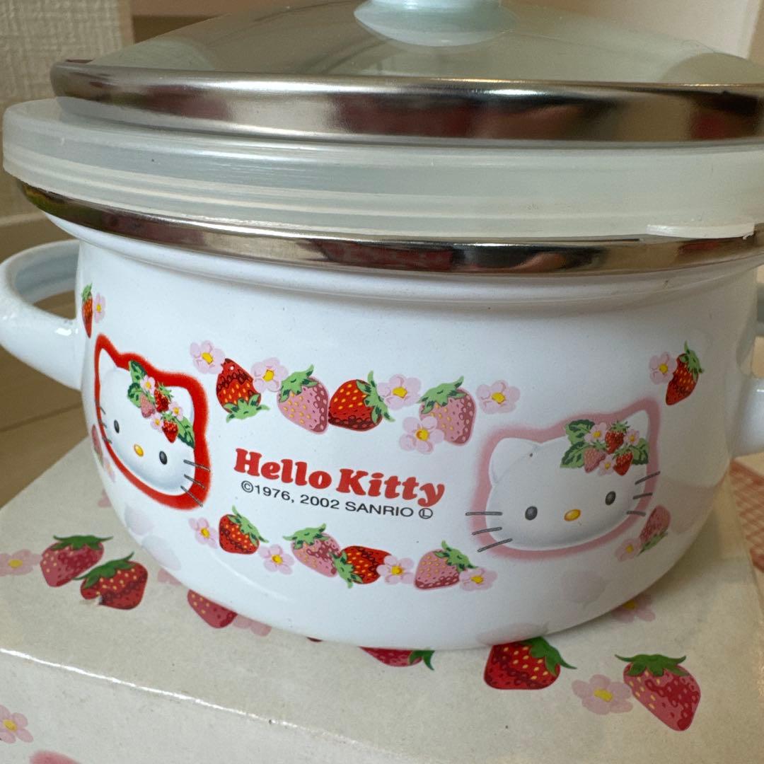 Hello Kitty ミニホーロー鍋 セット