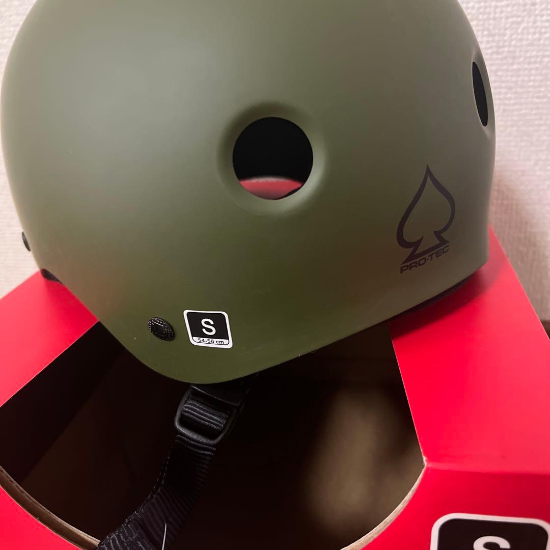 PRO-TEC classic skate Olive ヘルメット S