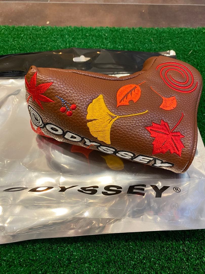callaway キャロウェイ オデッセイ　ブレード　パターカバー　ブラウン