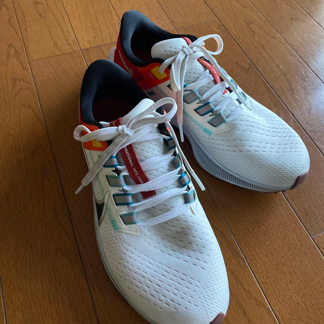 Nike インターナショナル ランニングシューズ ホワイト/レッド/グリーン