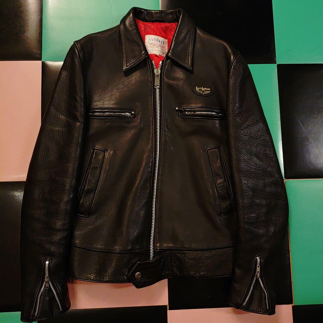 ま*ん様 LewisLeathers ドミネーターレザージャケット サイズ34ル