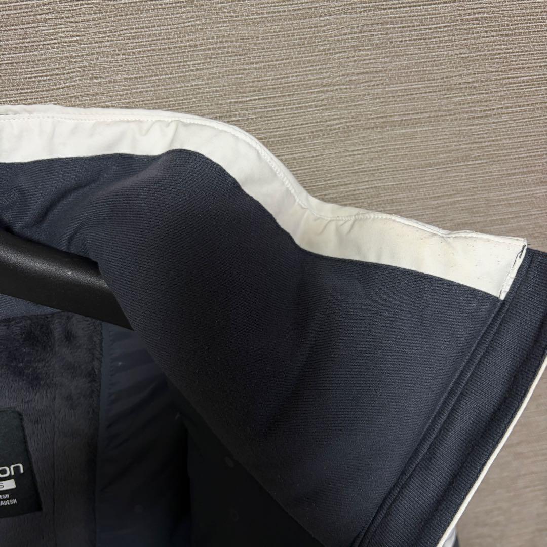 Salomon スノボウェア ダークグレー/ホワイト S オシャレウェア