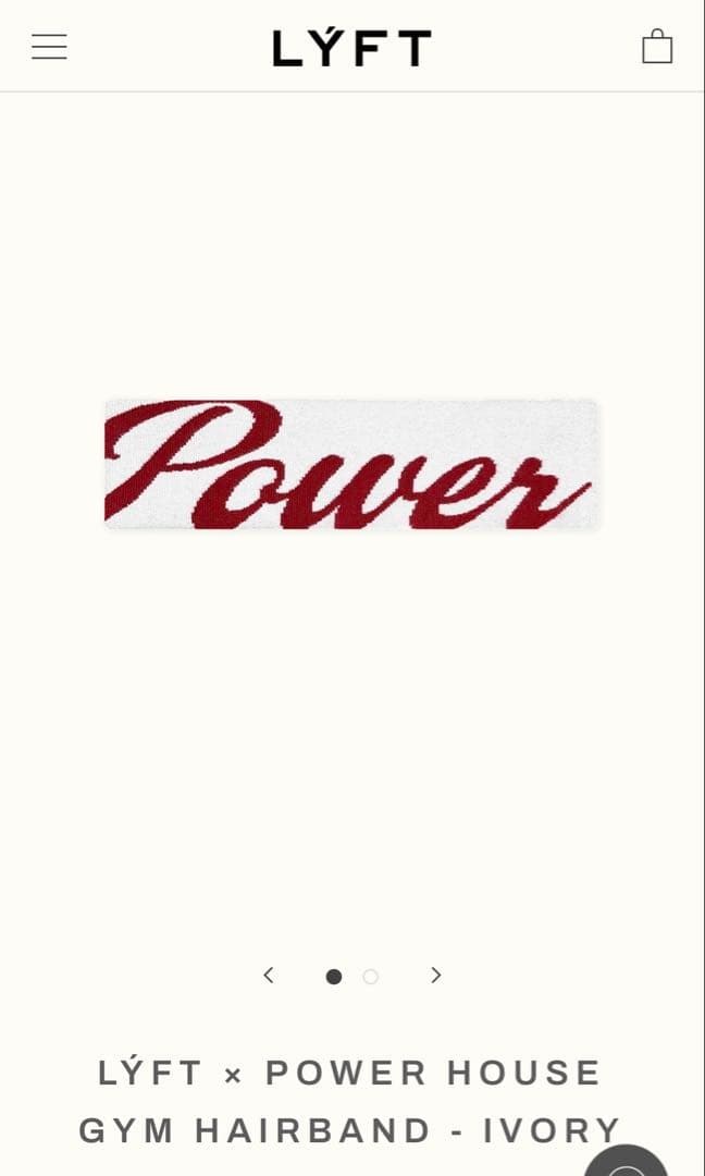「LYFT × POWER HOUSE GYM トートバッグ＋ヘアバンド セット