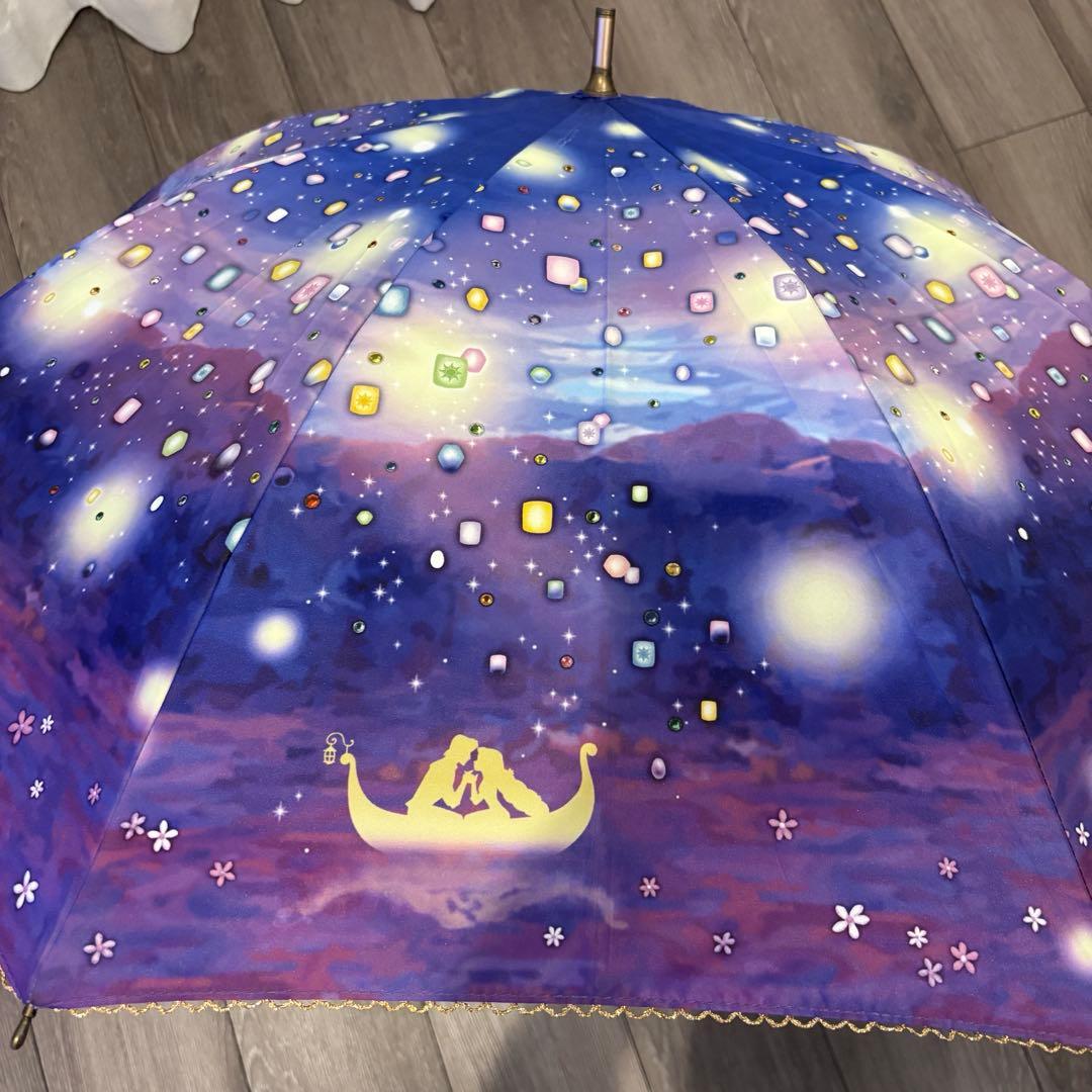 ディズニー　ラプンツェル　日傘　晴雨兼用　50cm