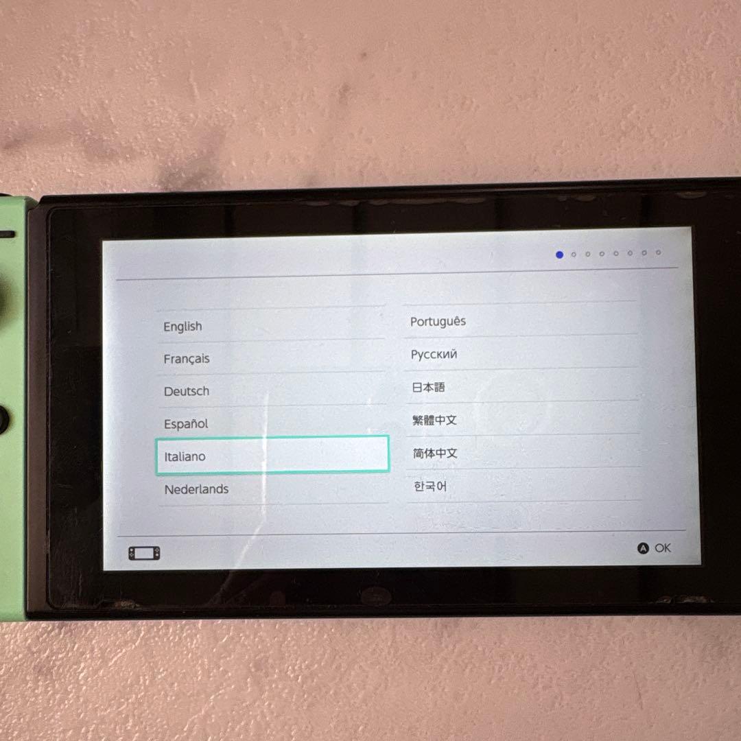 ミントグリーンとライトブルーのNintendo Switchおまけ付き送料無料