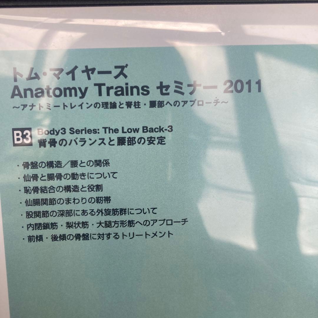 トム・マイヤーズ Anatomy Trains セミナー 2011 6枚セット