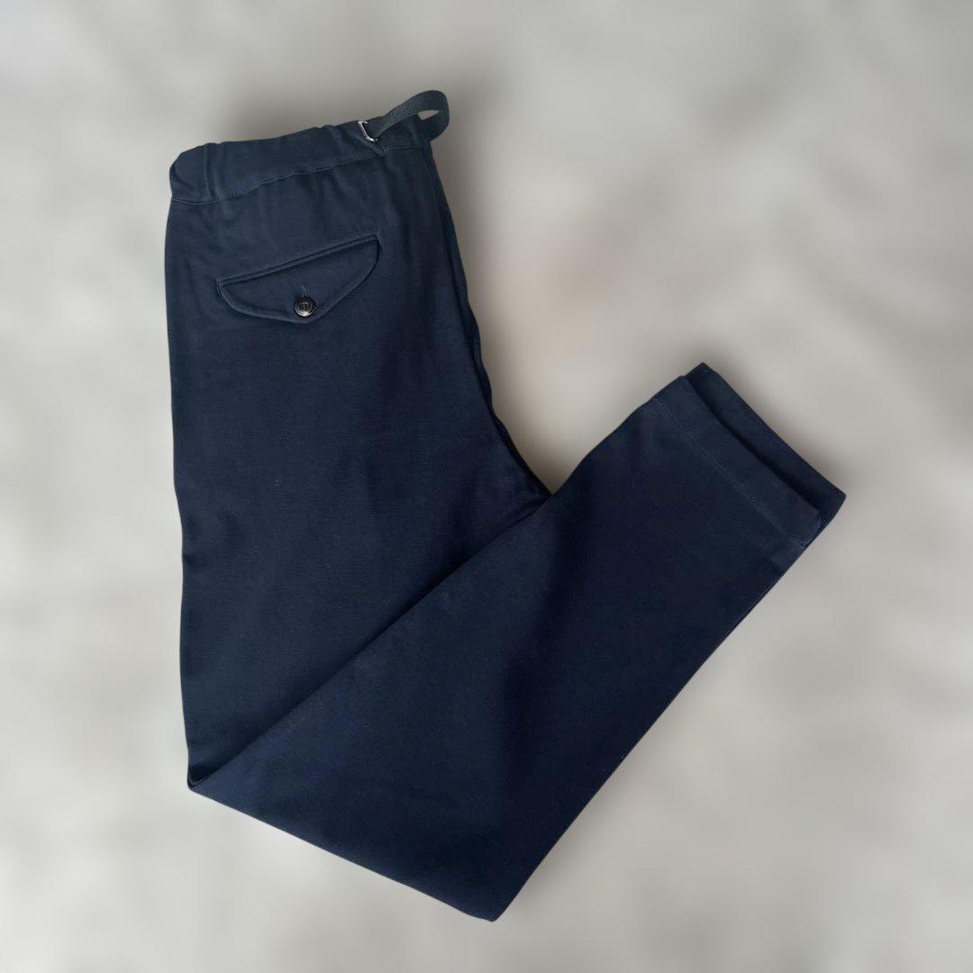 ホワイサンド88 紺色 ストレッチ　ゴルフクロプトパンツ