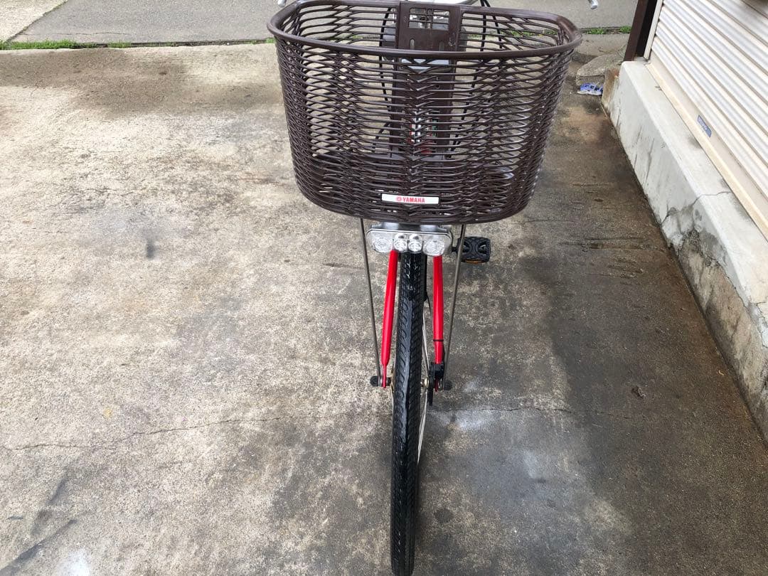 ヤマハ新機種電動アシスト自転車pasnatura26インチレッドアルミボディー