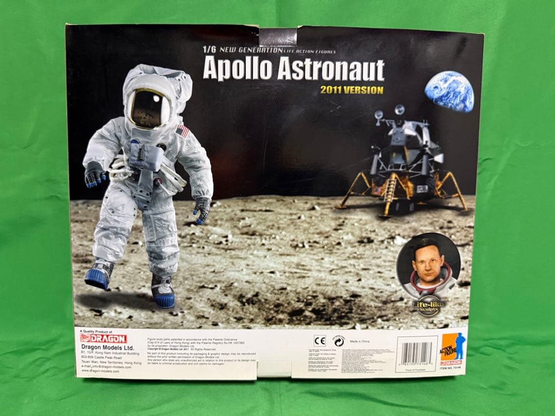 【未使用】アポロ宇宙飛行士 1/6スケール 塗装済みアクションフィギュア