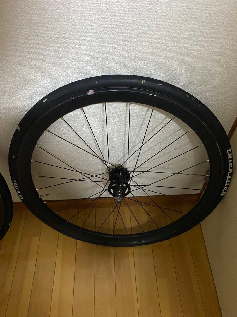 ピストバイクホイール700Cタイヤ込み引き取り限定