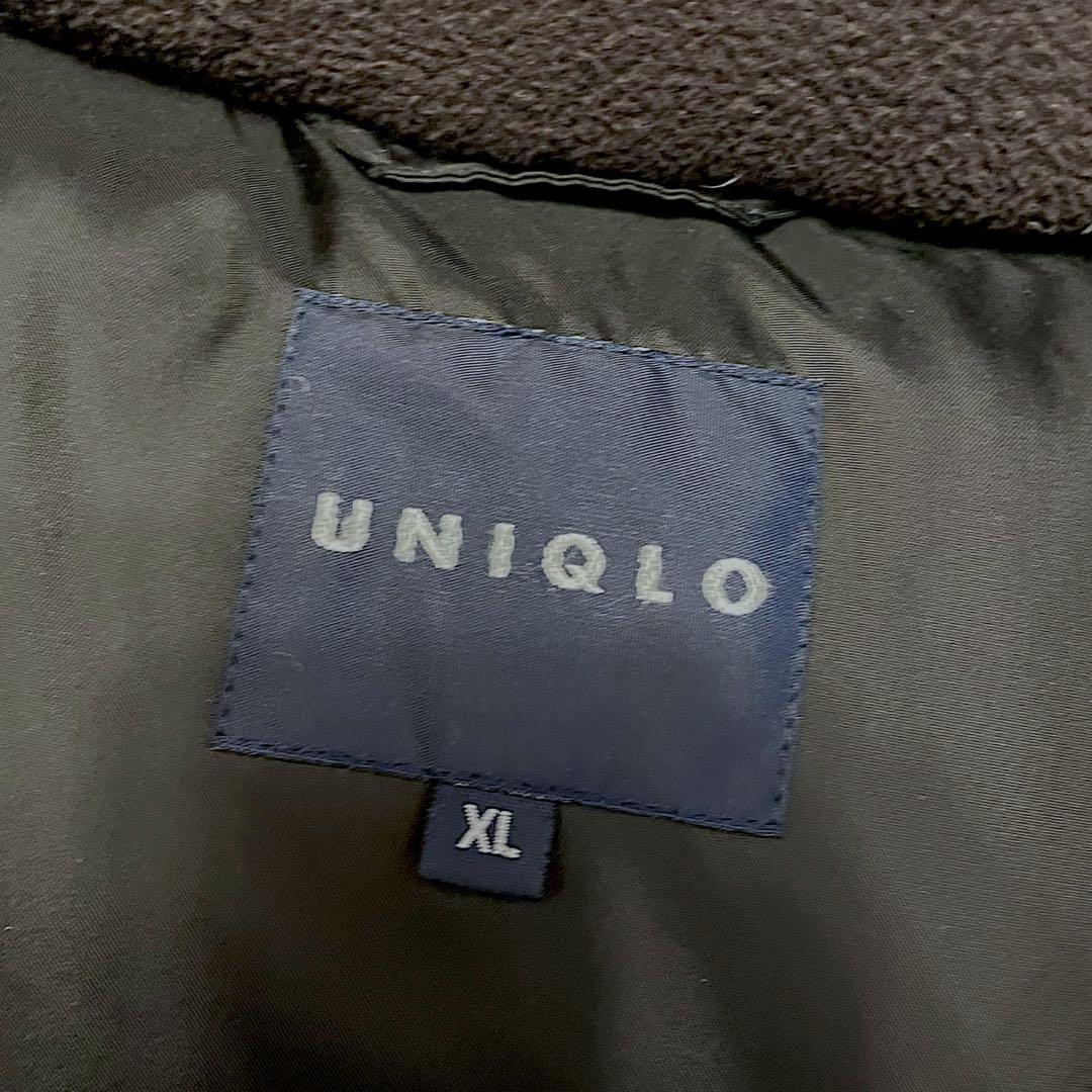 【美品】OLD UNIQLOユニクロ 90s ダウンベスト ドローコード 紺タグ