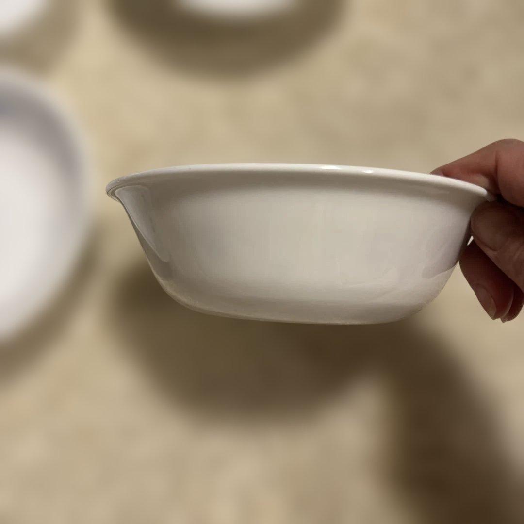 Corelle 青い花柄 皿 12枚セット