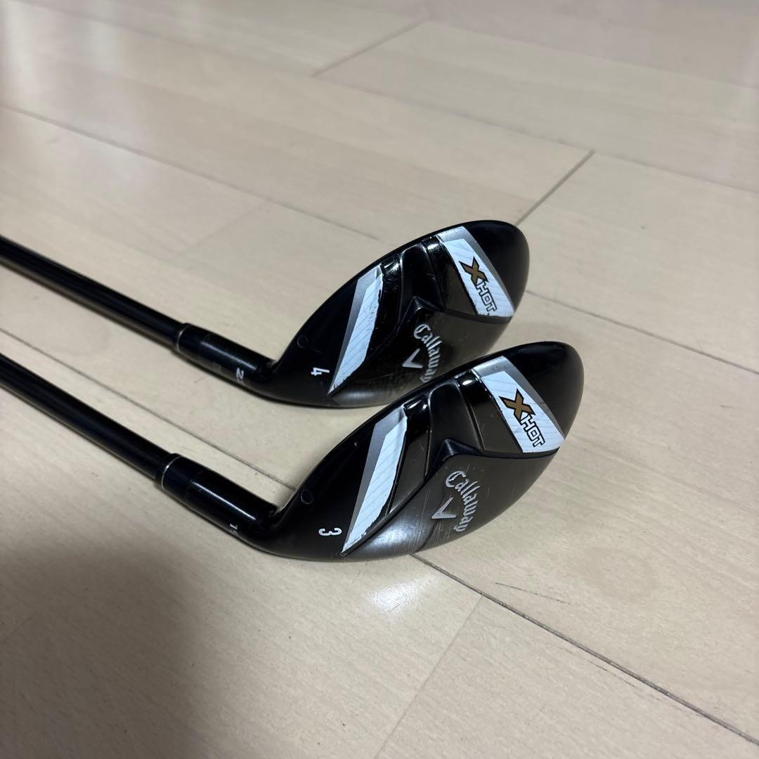 希少 Callaway キャロウェイ X Hot ユーティリティ 3u 4u