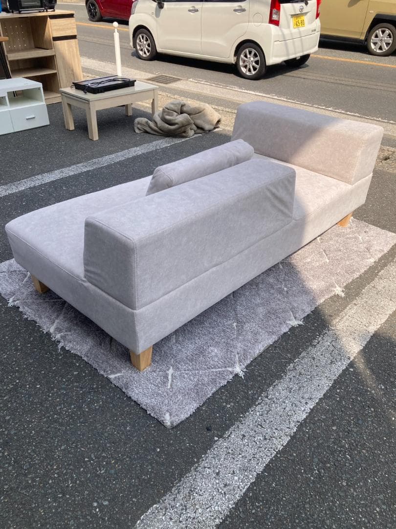 【福岡市限定】2人掛けソファ カウチソファ 180×86×60