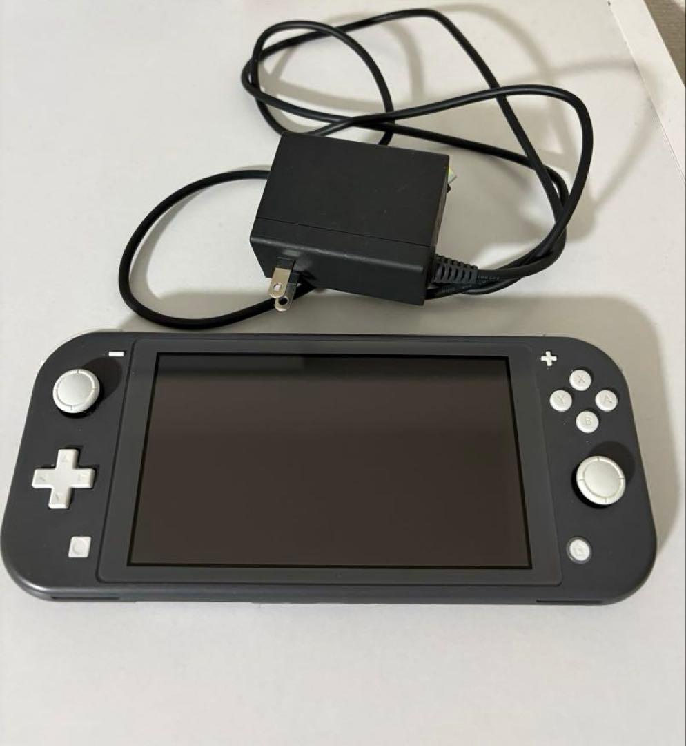 Nintendo Switch ライト 本体 グレー ACアダプター付き