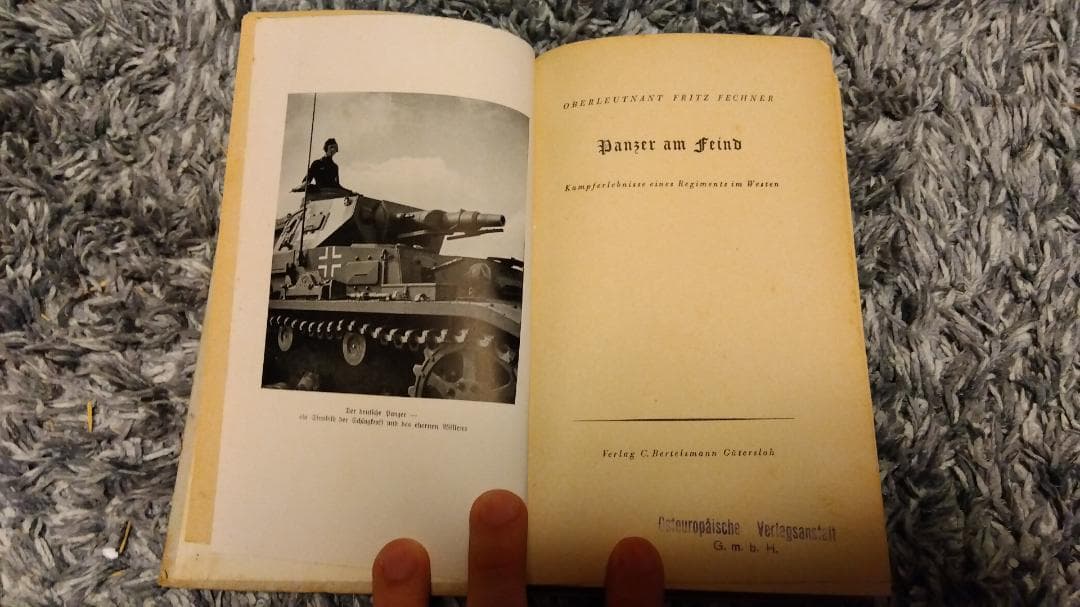 【1941年ナチスドイツ当時物】Panzer am Feind