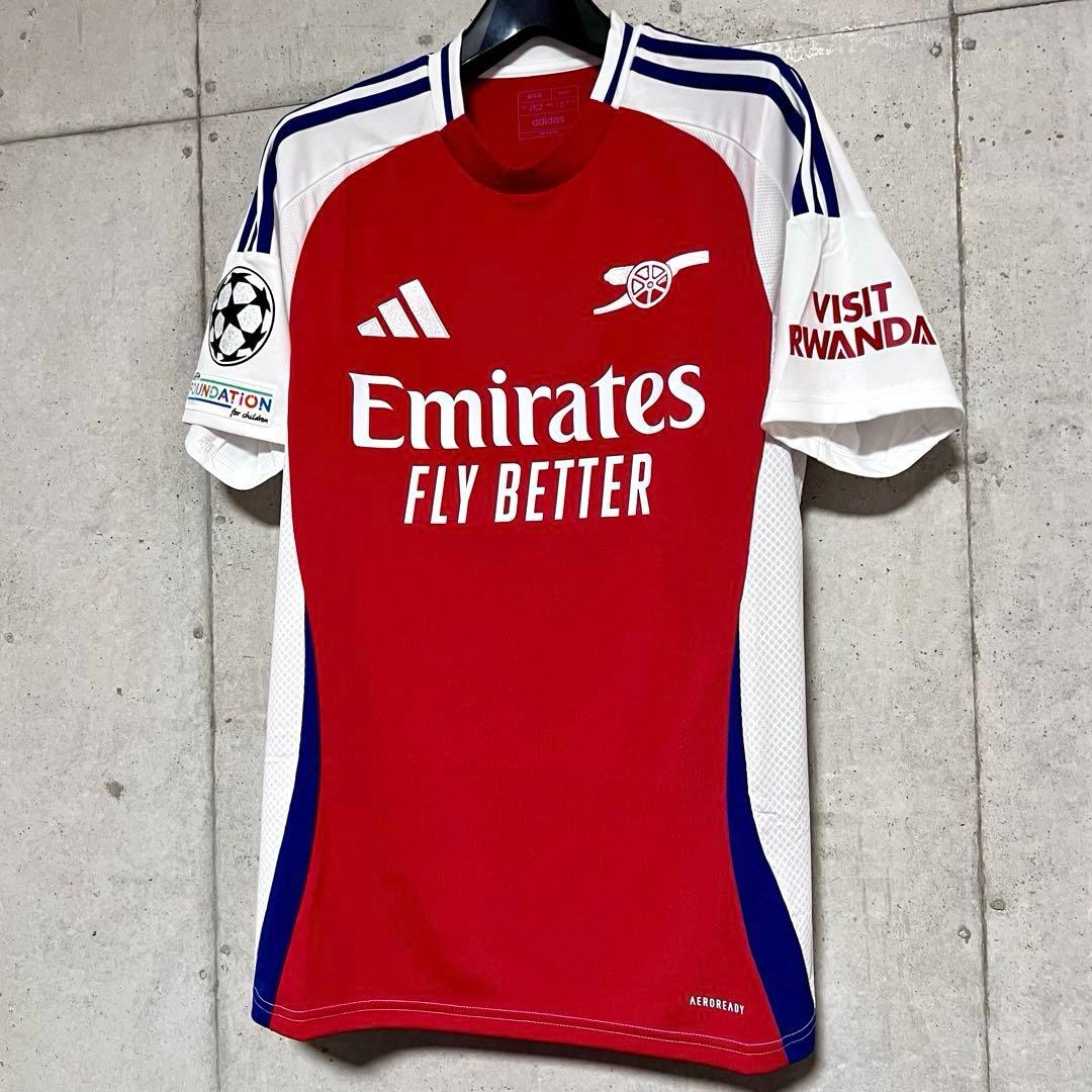 【極美品！】24/25アーセナルFC ♯33 カラフィオーリ【Lサイズ】CL仕様