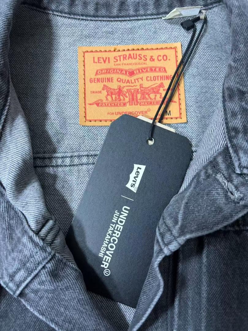 【新品】アンダーカバー × リーバイス　グレー デニムジャケット M