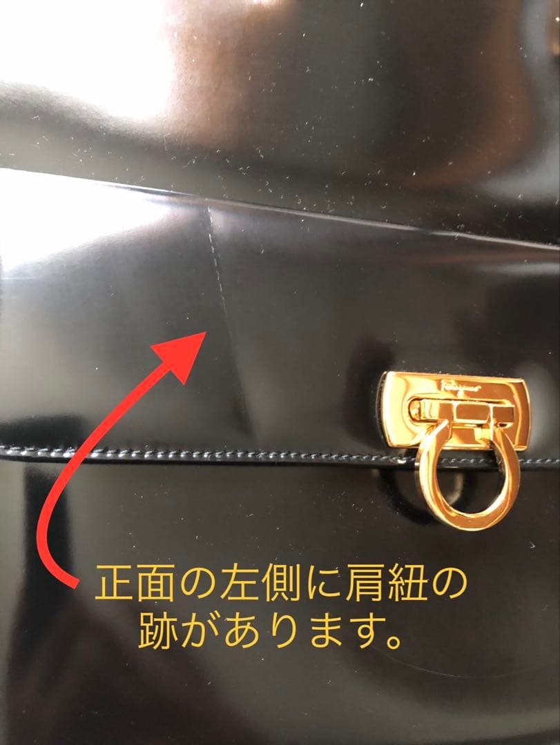 ⭐️Ferragamo/フェラガモ レザーハンドバッグ 箱/袋あり