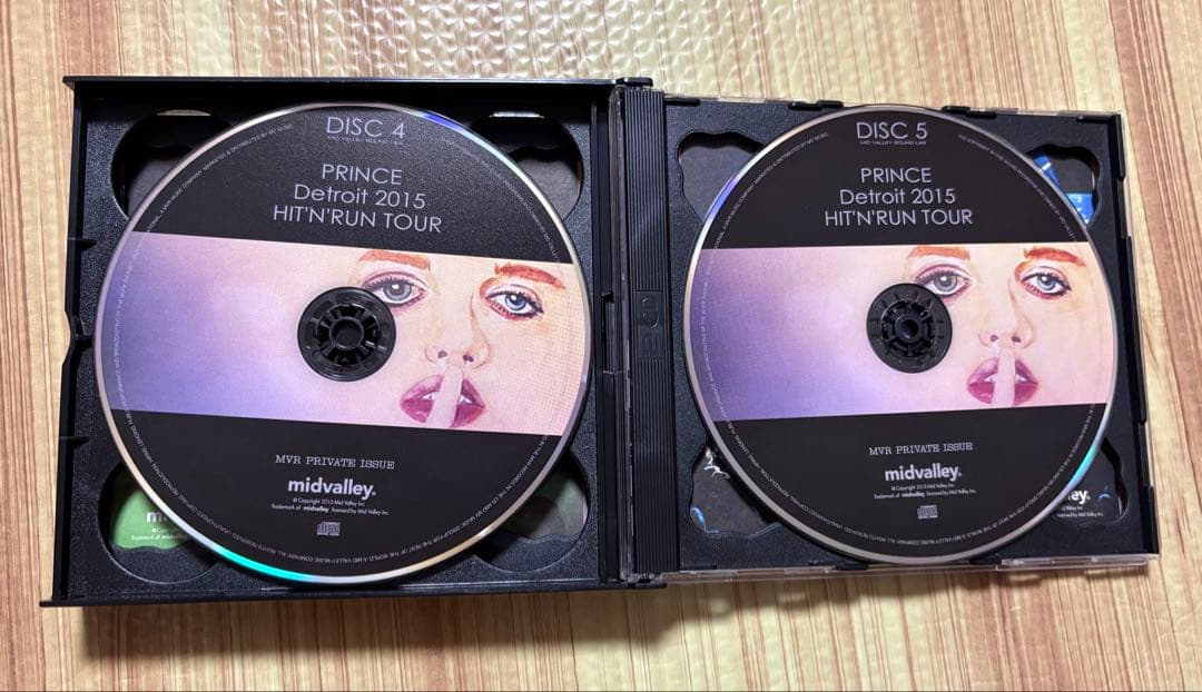 PRINCE・HIT AND RUN TOUR 2015 6枚組CD