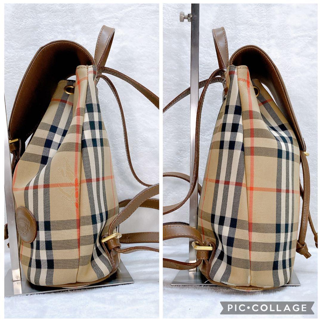 ✨美品✨バーバリー ミニリュック ノバチェック シャドーホース ヴィンテージ