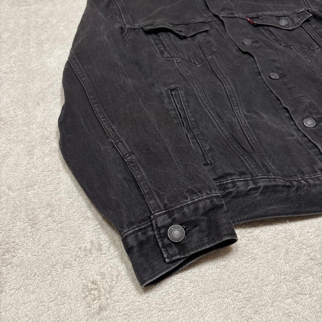 美品✨M リーバイス 72334 後染めブラック デニムジャケット70506型