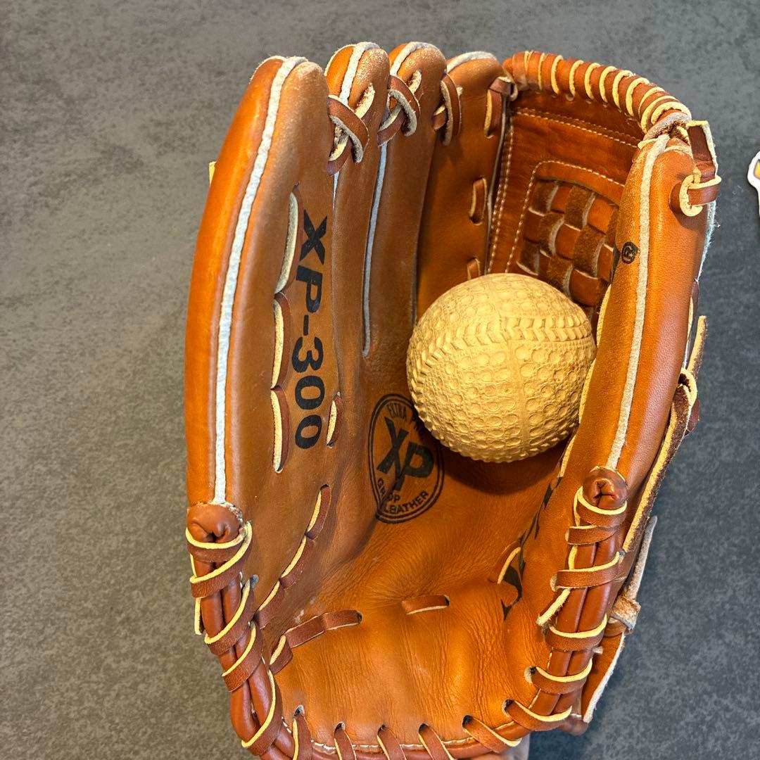左利き用　SPALDING XP-300 硬式グローブ ブラウン