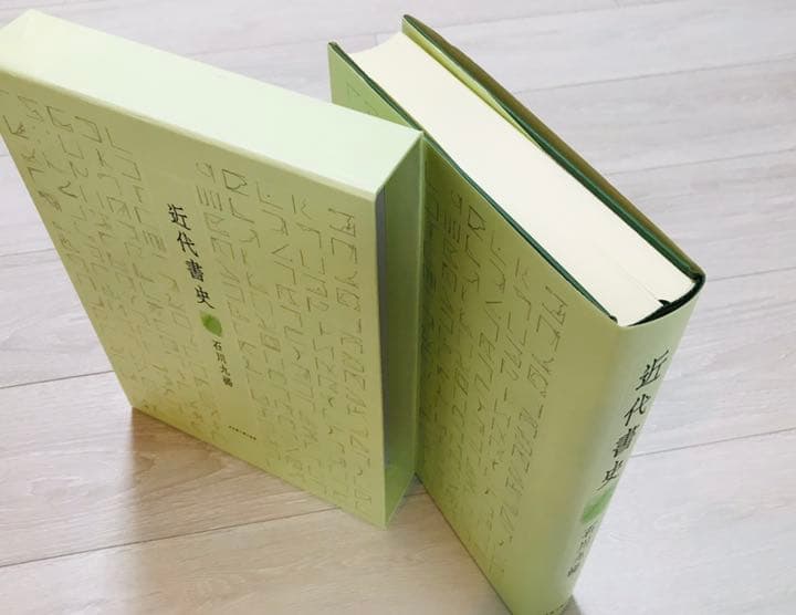 「近代書史」石川九楊著 xxx美本