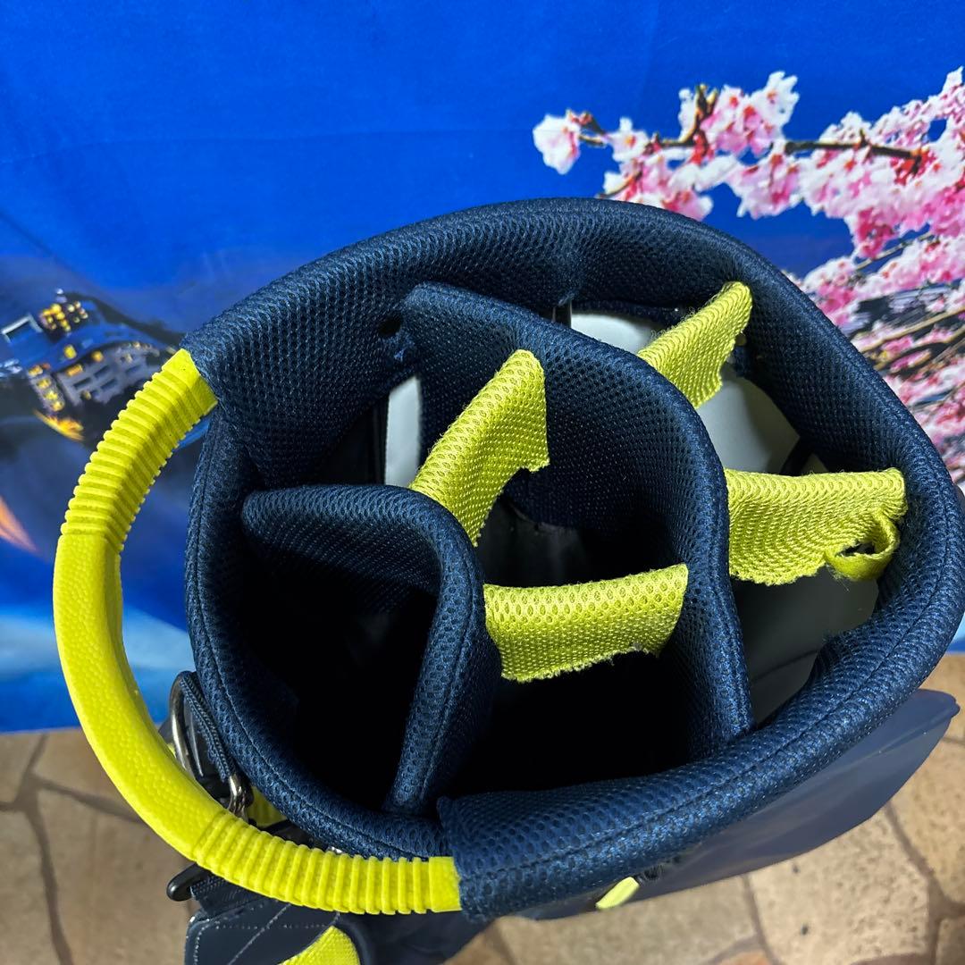 寶BV-1143 adidas アディダス キャディバッグ スタンド式 ネイビー