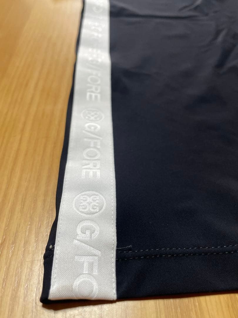 【超美品】G/FORE ジーフォアメンズシャツ接触冷感ブラック
