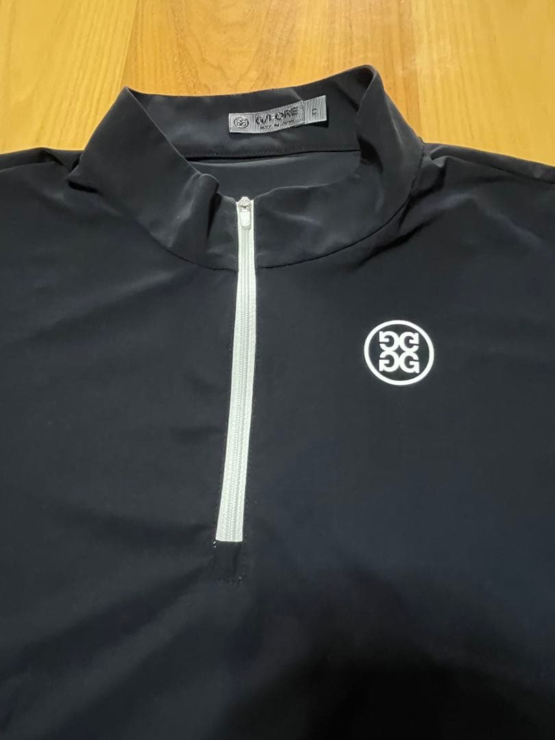 【超美品】G/FORE ジーフォアメンズシャツ接触冷感ブラック