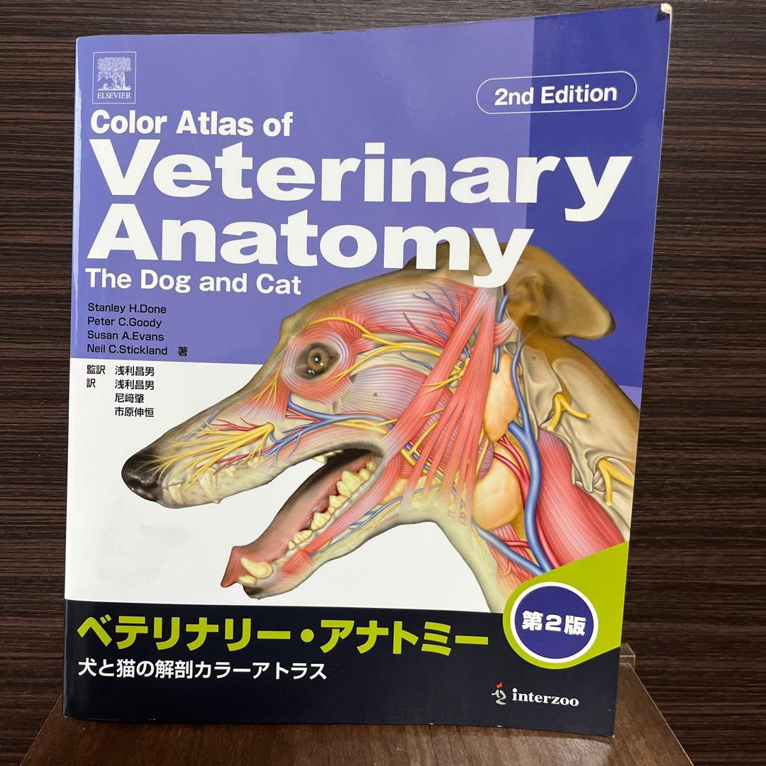 ベテリナリー・アナトミー 犬と猫の解剖カラーアトラス　獣医学
