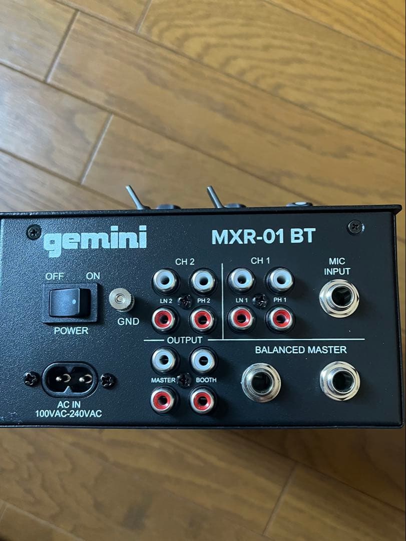 gemini MXR-01 BT DJミキサー