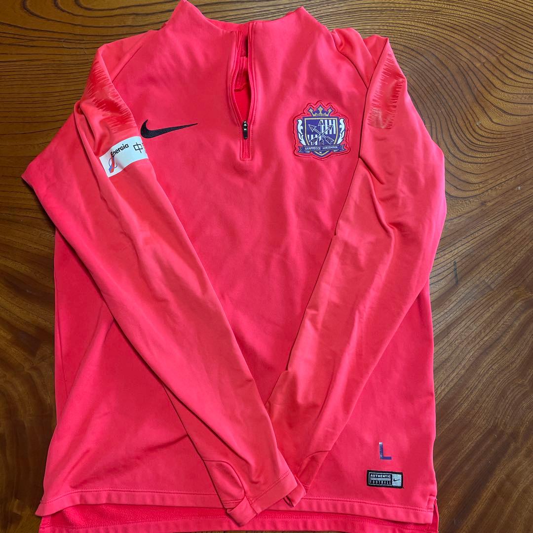 Nike サンフレッチェ広島 ハーフジップ Lサイズ ピンク