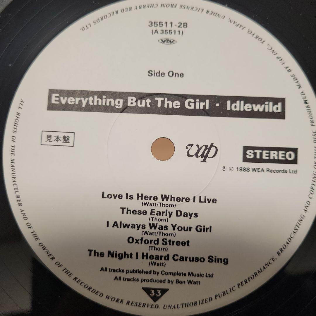 Everything But The Girl Idlewild 見本盤 LP