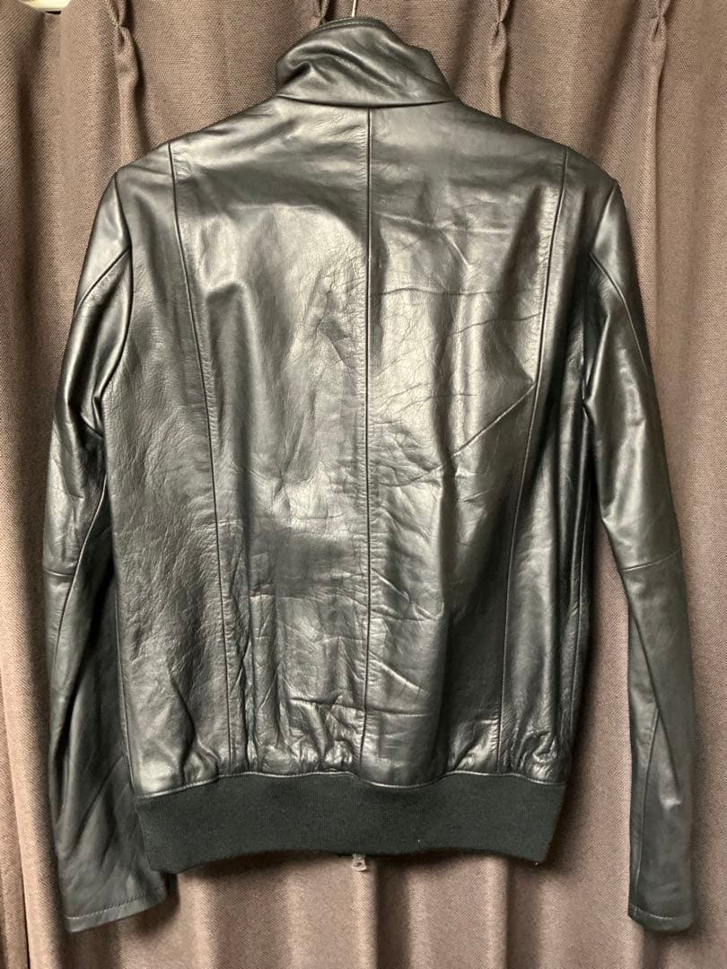 【新品タグ付】nanouniverse別注 本革LETHER JERSEY