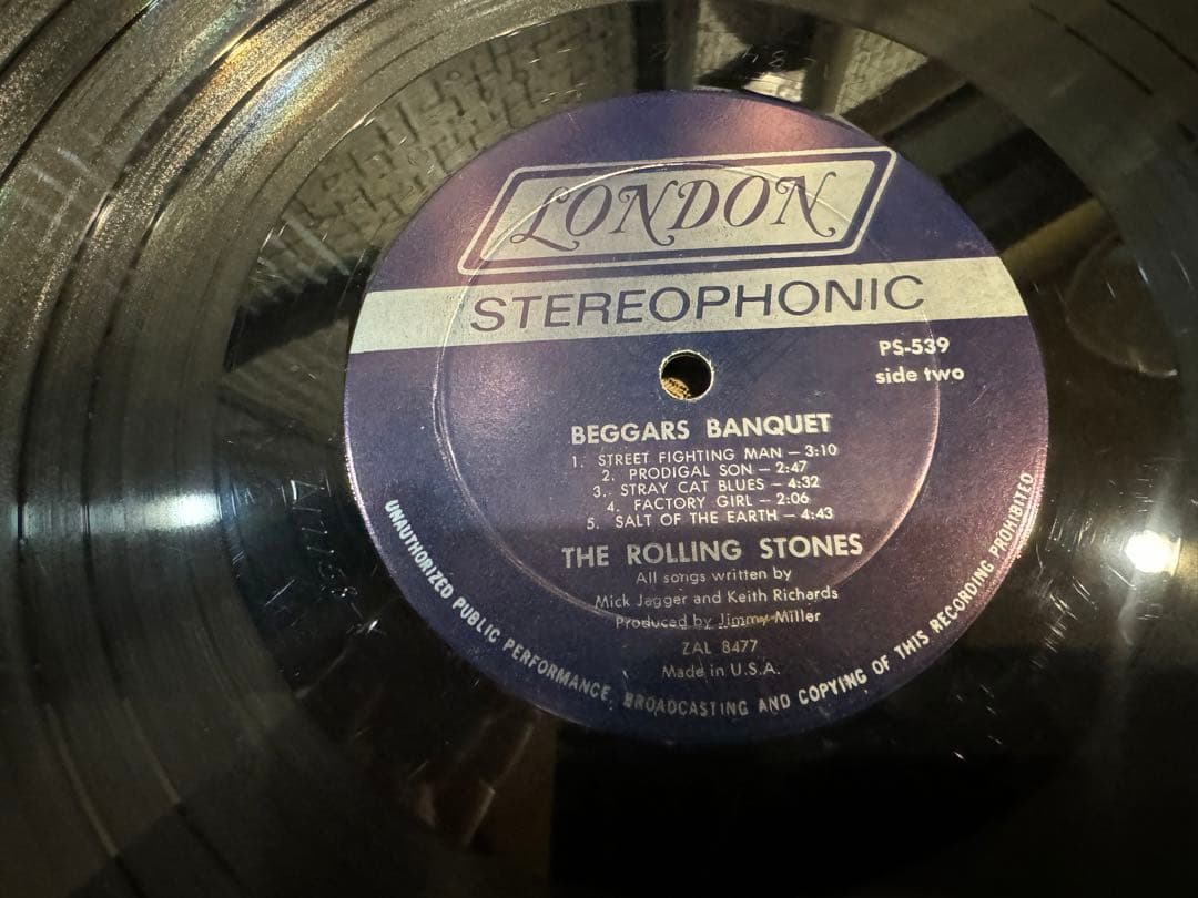 【期間限定】Rolling Stones Beggars Banquet他2点