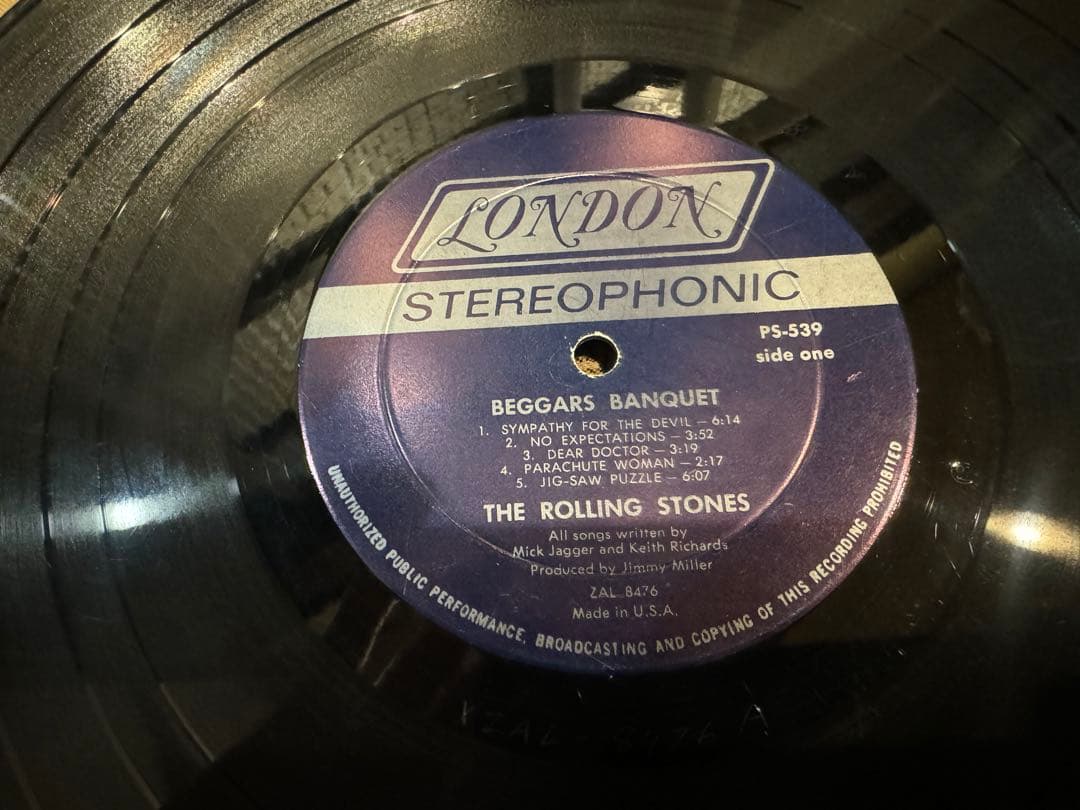 【期間限定】Rolling Stones Beggars Banquet他2点