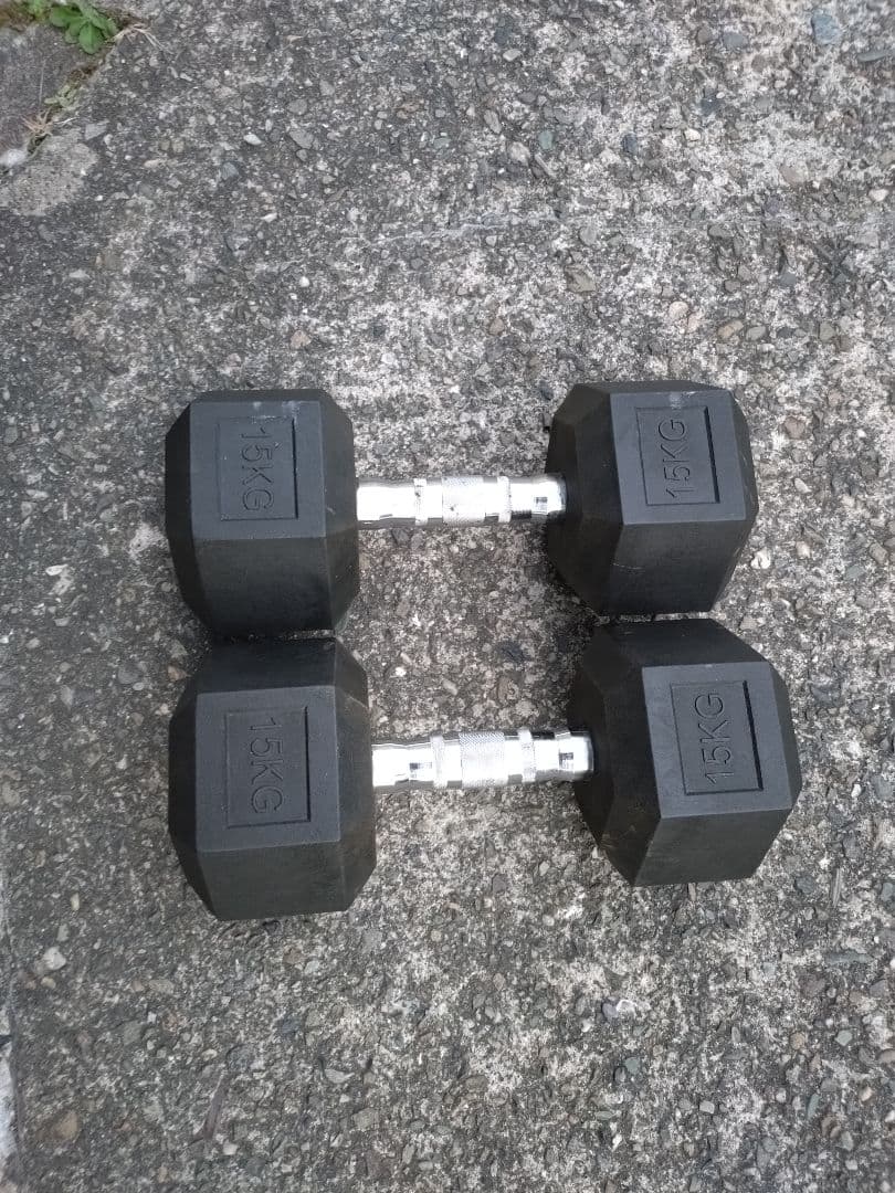 15kg 六角ダンベルセット