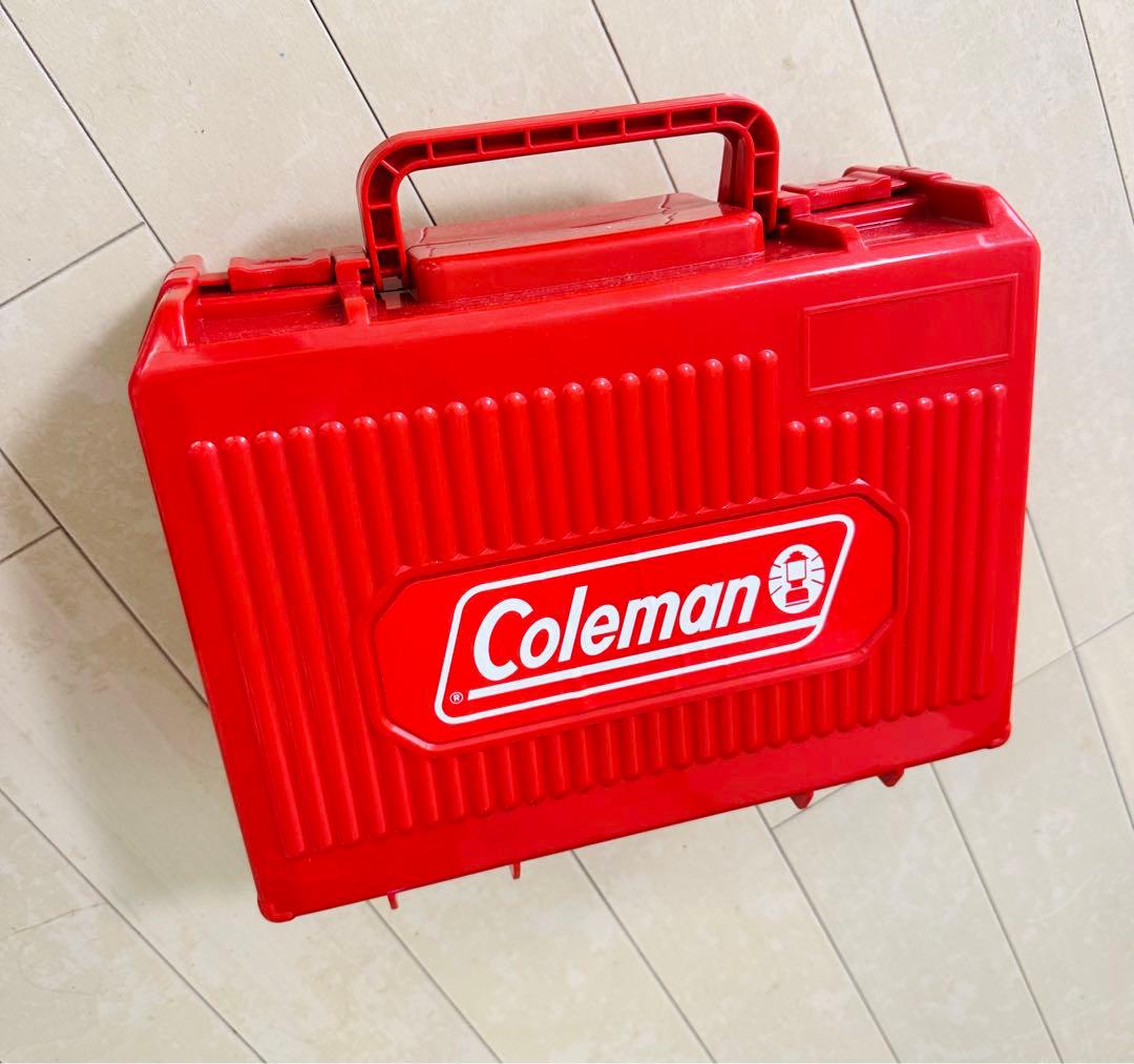 Coleman アウトドアカセットコンロ 収納ケース付き　シングルガスストーブ